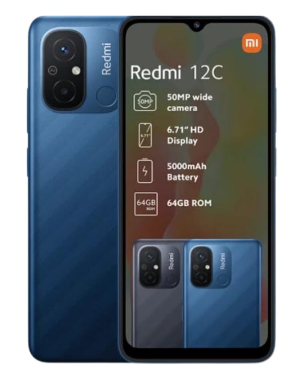 Redmi 12C Blue Cellphone – Edgars