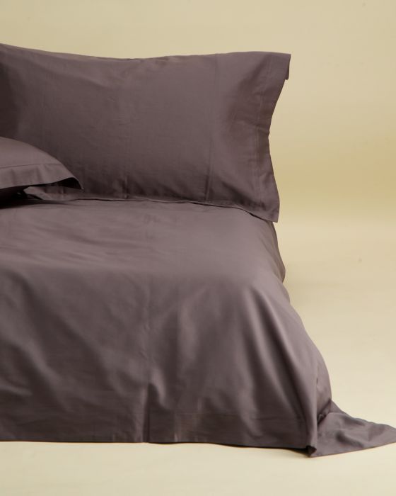 300 TC Luxury Oxford Duvet Set Charcoal Edgars