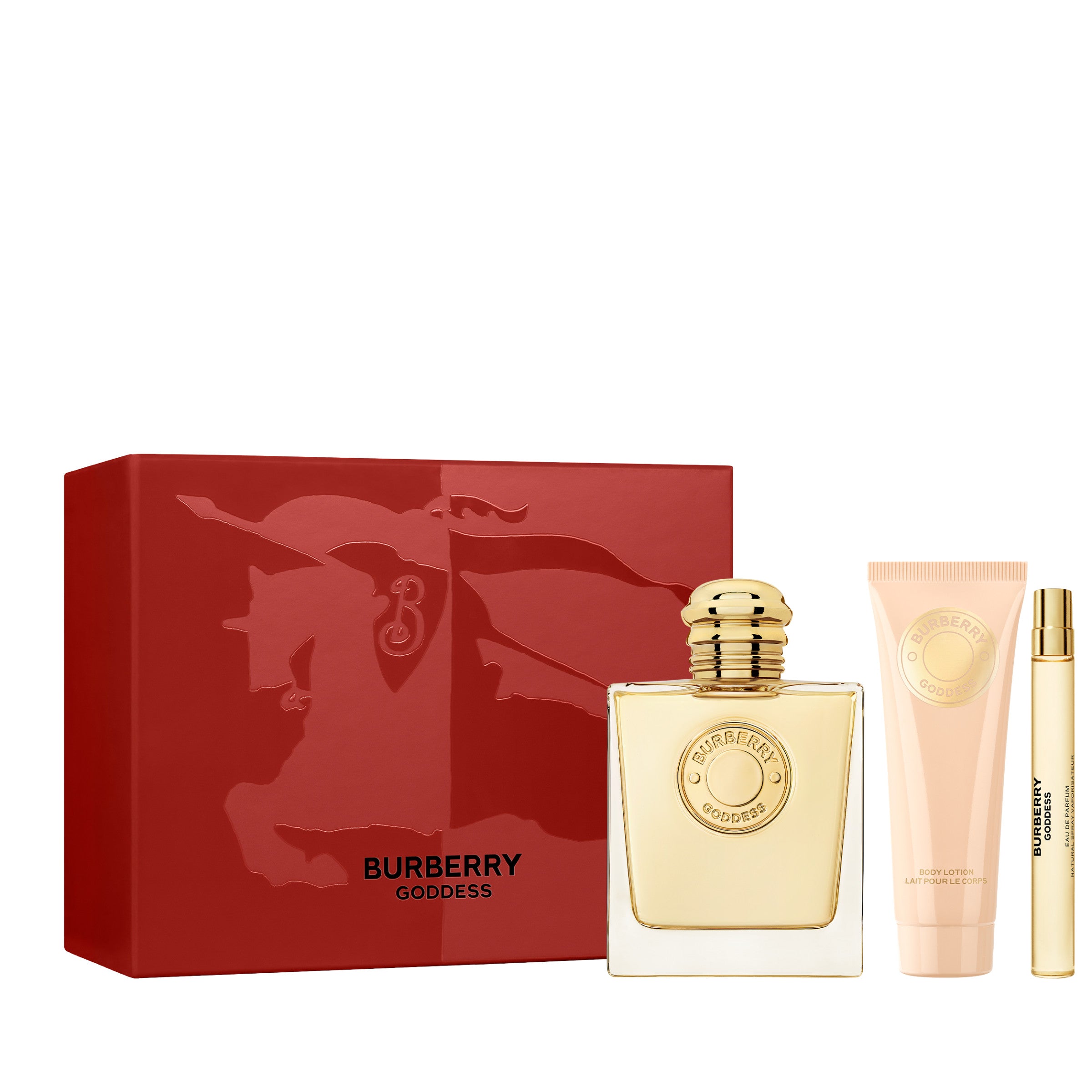 【3点セット】アルマーニ　D&G　BURBERRY Ladies Burberry Goddess Eau de Parfum Trio Gift Set – Edgars