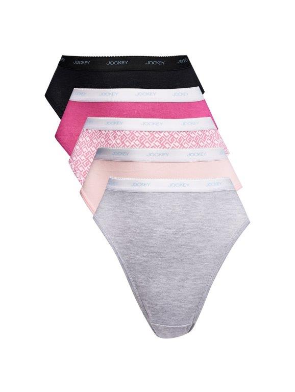 5 Pack Cotton Classic HiCut Panties Edgars