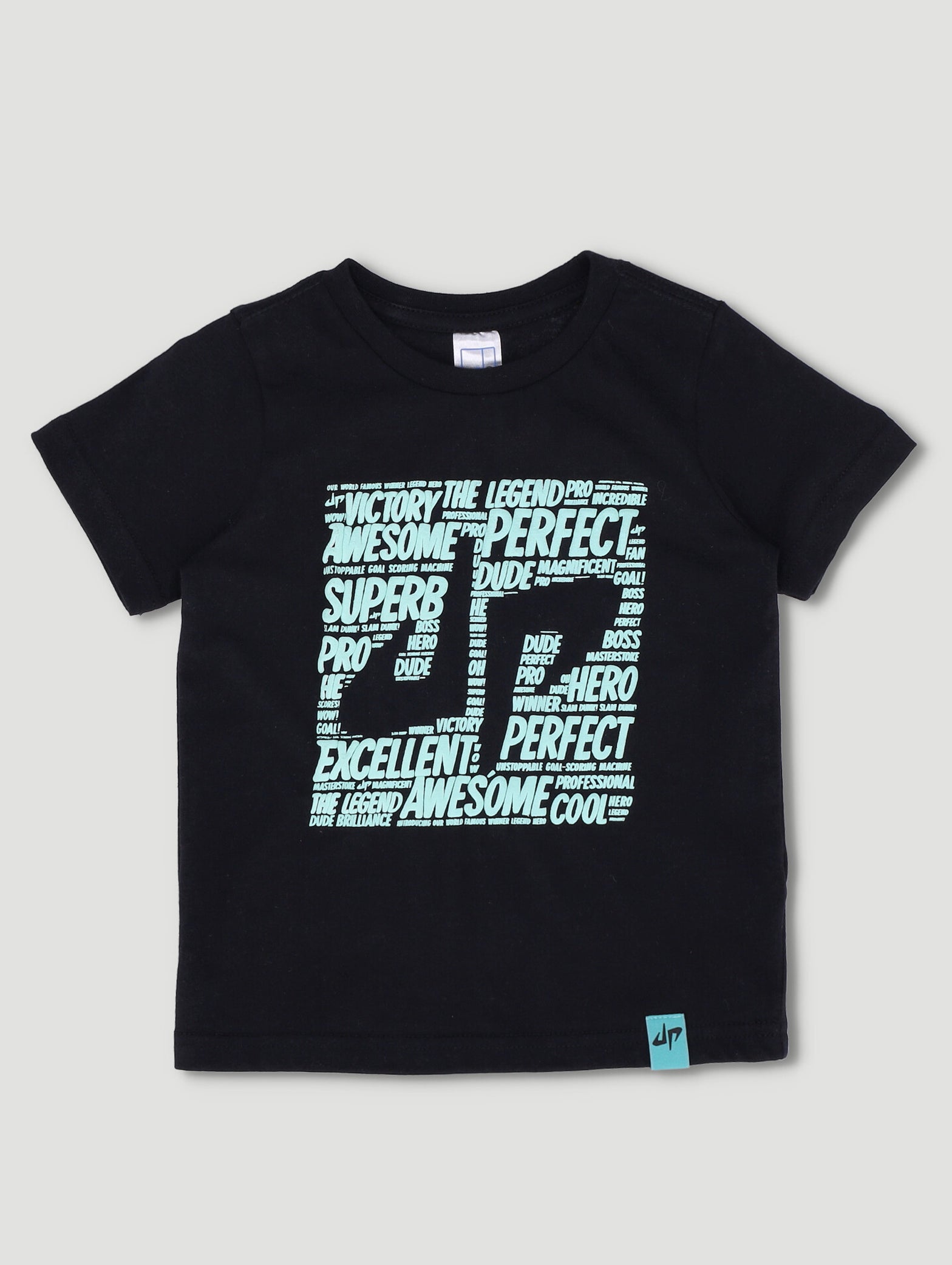 Pre-Boys Dude Perfect Tee Black – Edgars - Main Image
