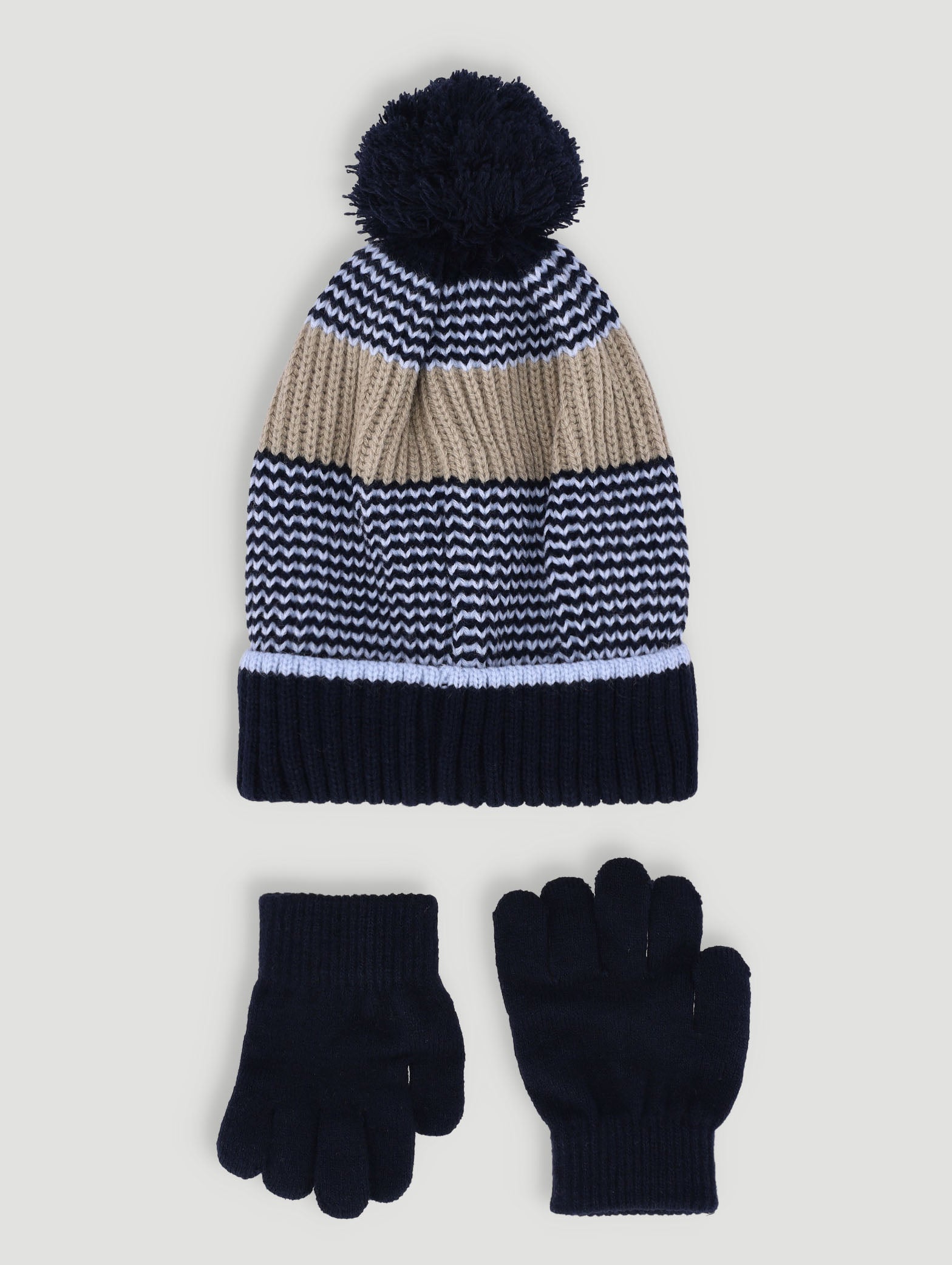 小物 Y's beanie&grove set Boys Pre-Boys 2 Pack Beanie And Glove Set - NavyWinter Sets – Edgars