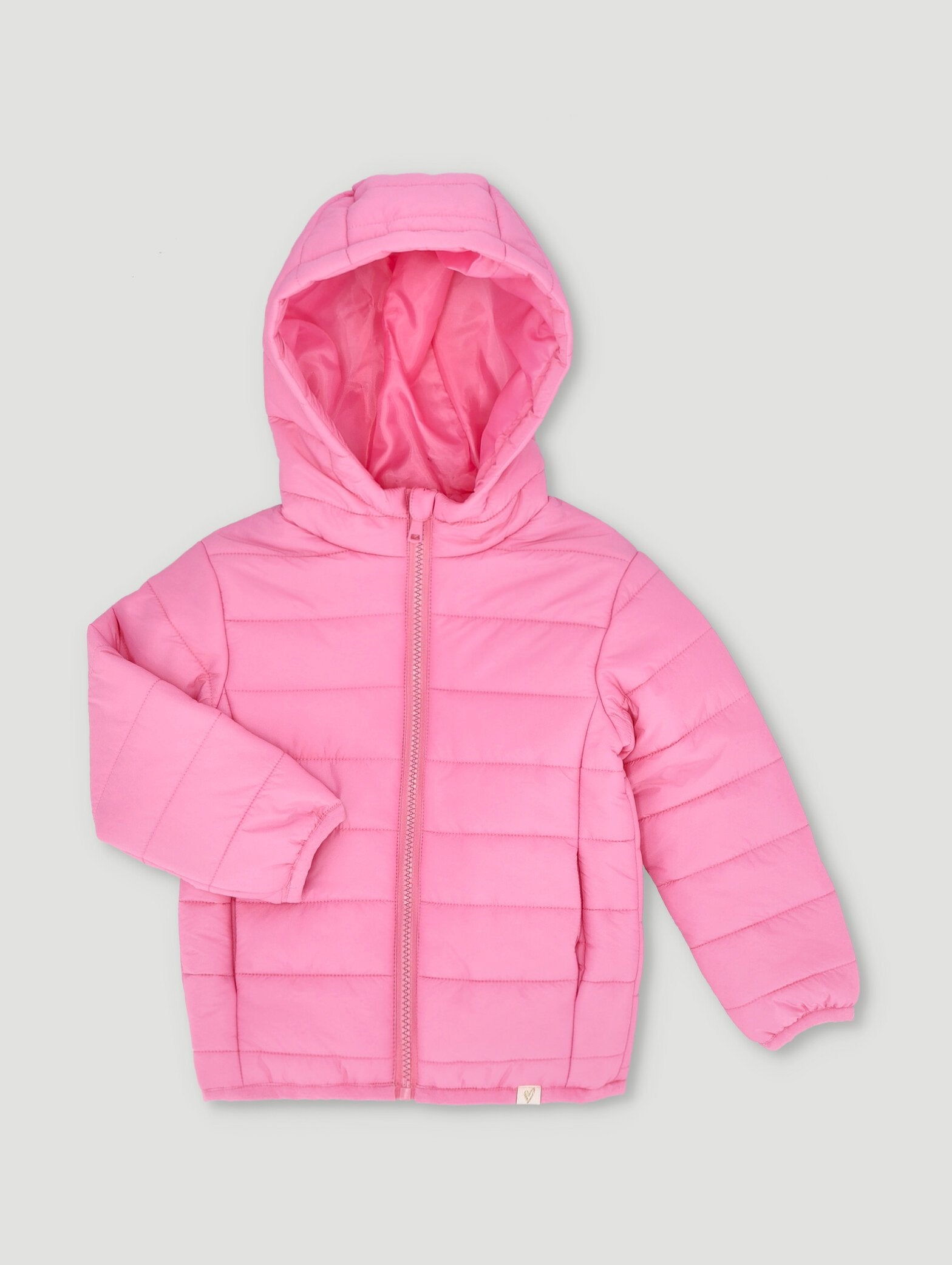 PreGirls Core Puffer Jacket Light Pink Edgars