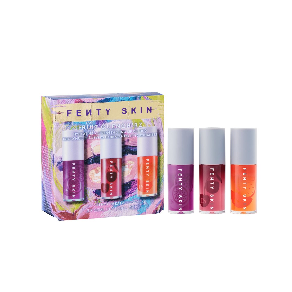 FRUIT QUENCH'RZ HYDRATING + STRENGTHENING LIP OIL TRIO – Edgars