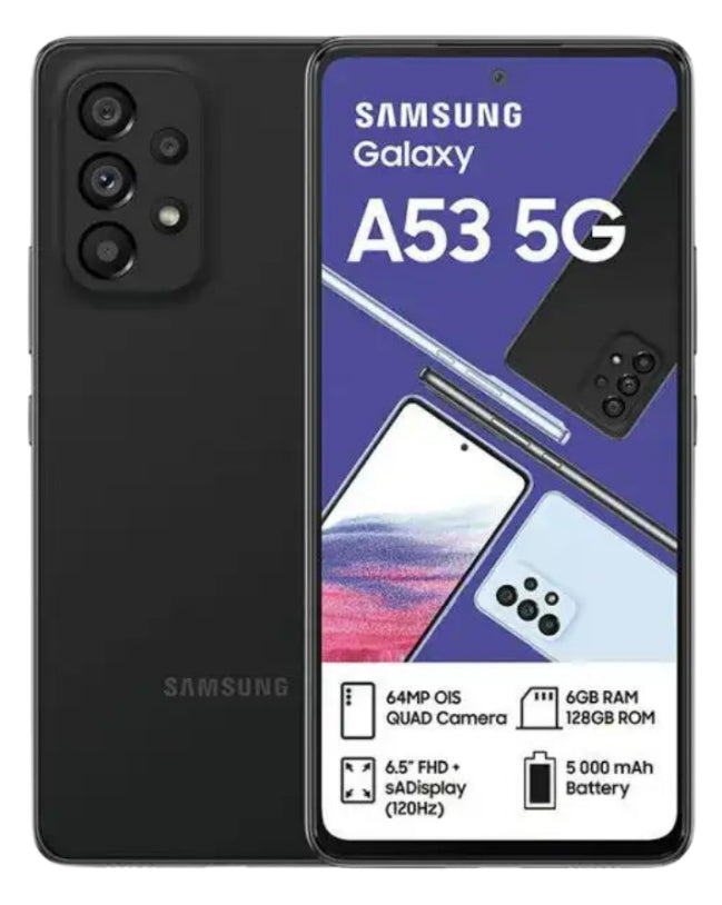 Galaxy A53 5G Dual Sim Black Cellphone NL – Edgars