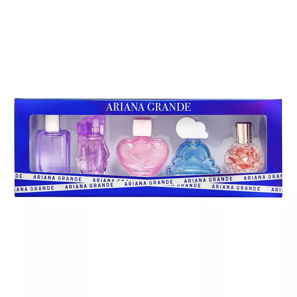 Ladies Ariana Grande 5 Piece Miniature Perfume Gift Set 5 x 7.5ml