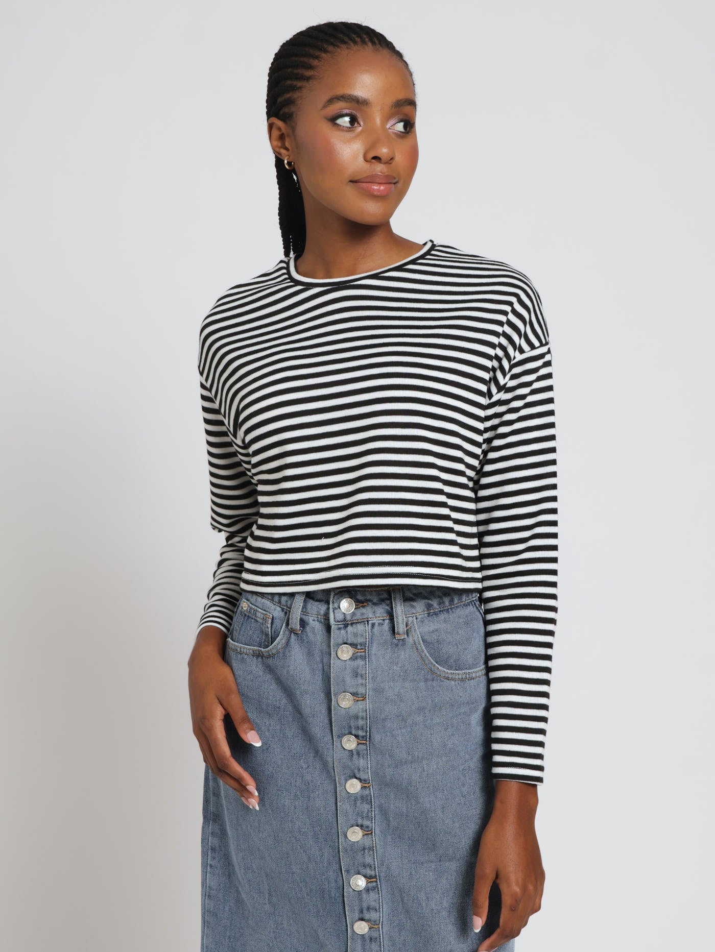 Seter Tee  White/Navy