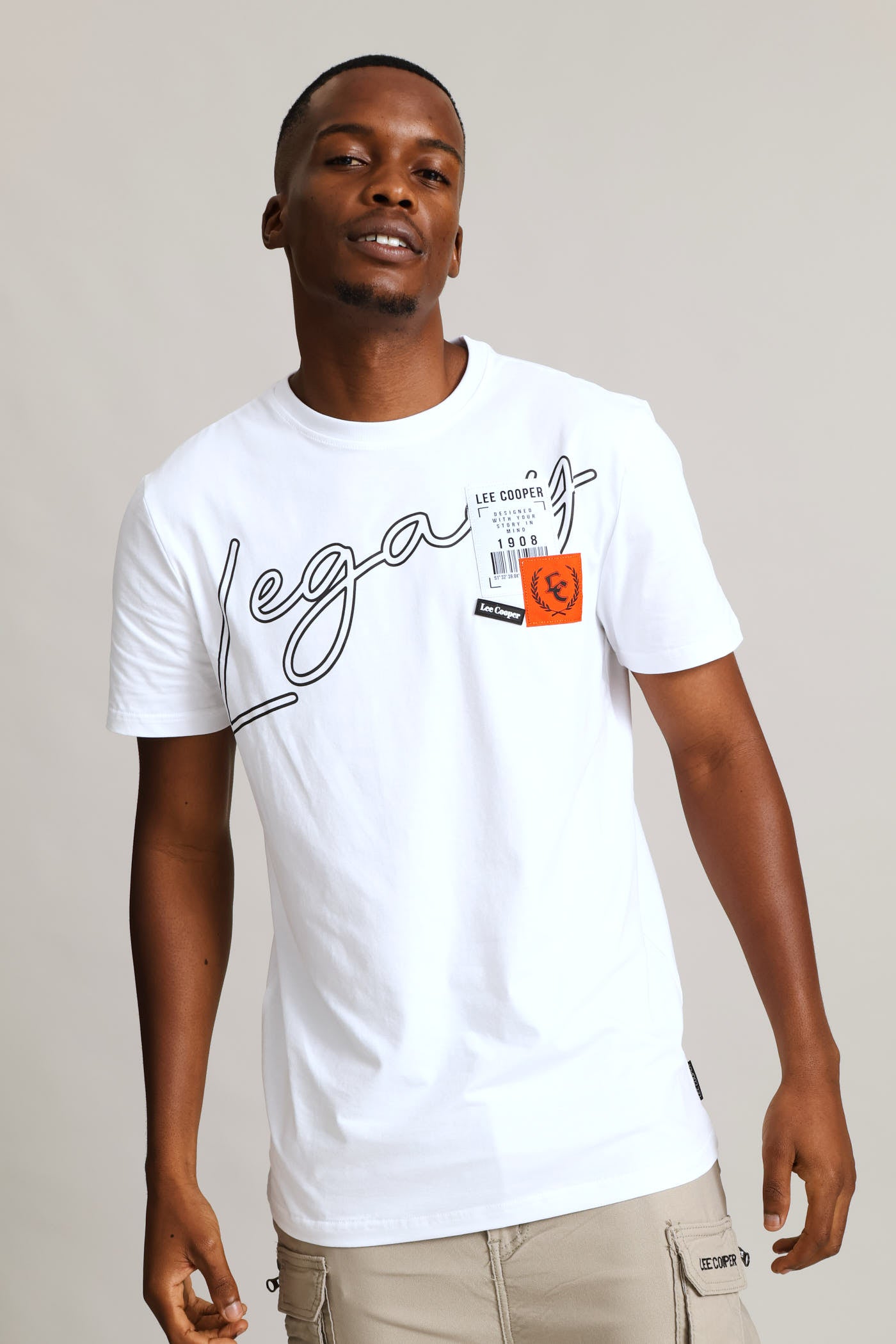 Mens Alain Tee - White – Edgars