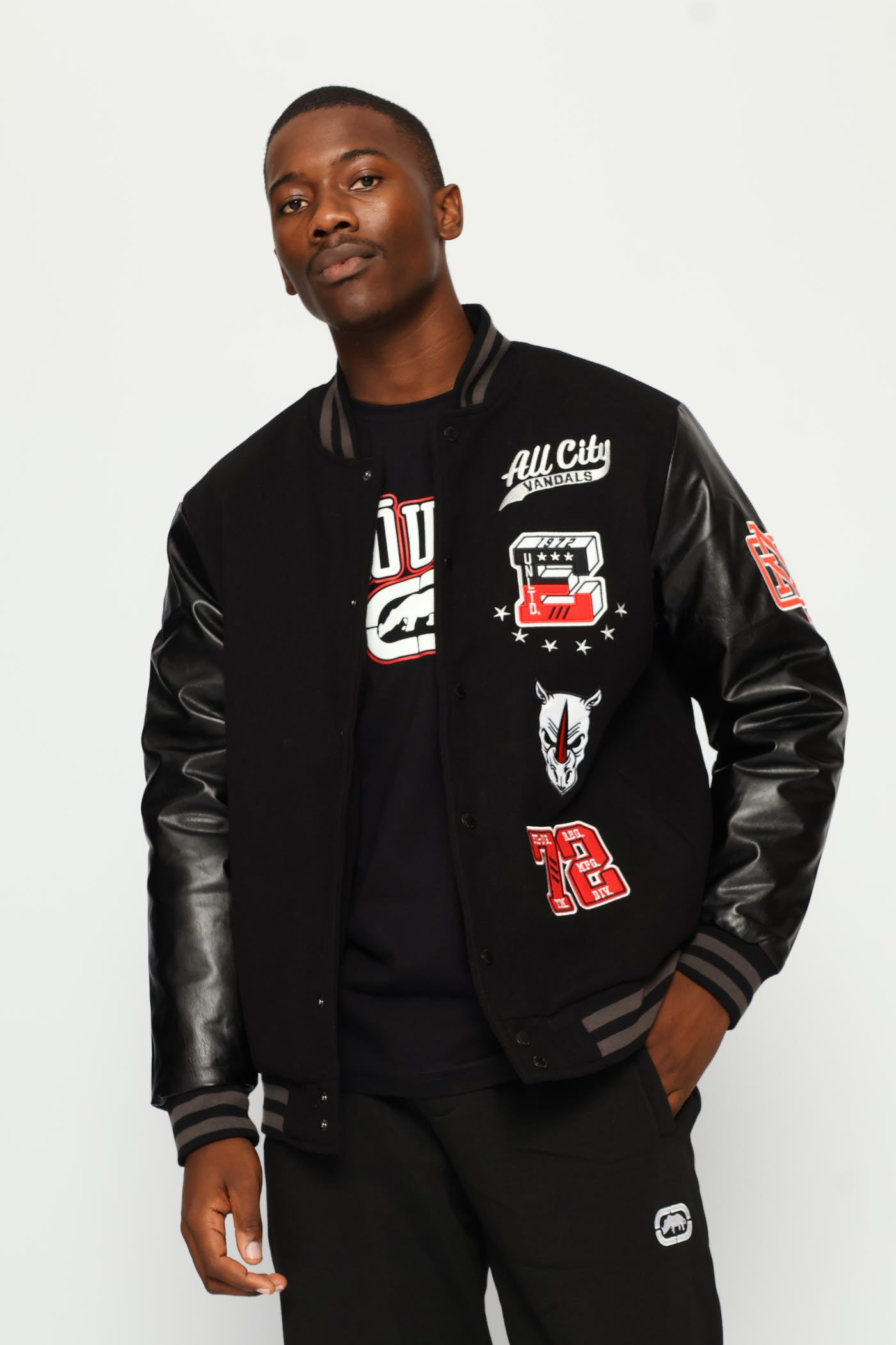 Mens Bomber Jacket - Black – Edgars