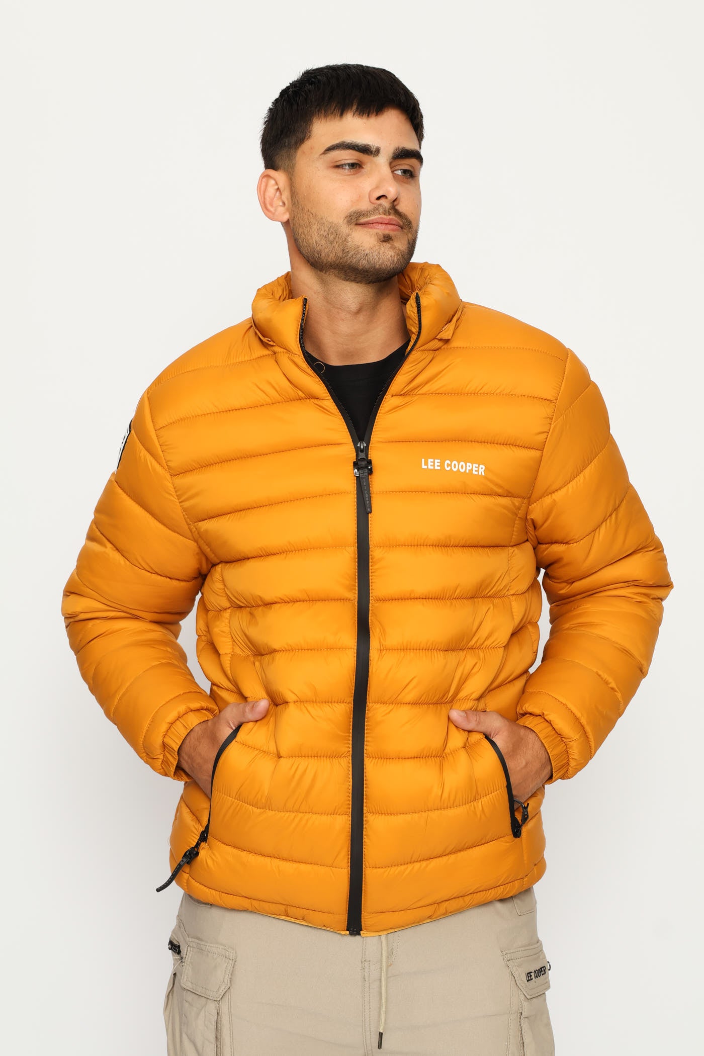 Mens Billy Fur Lined Puffer Jacket - Mustard – Edgars