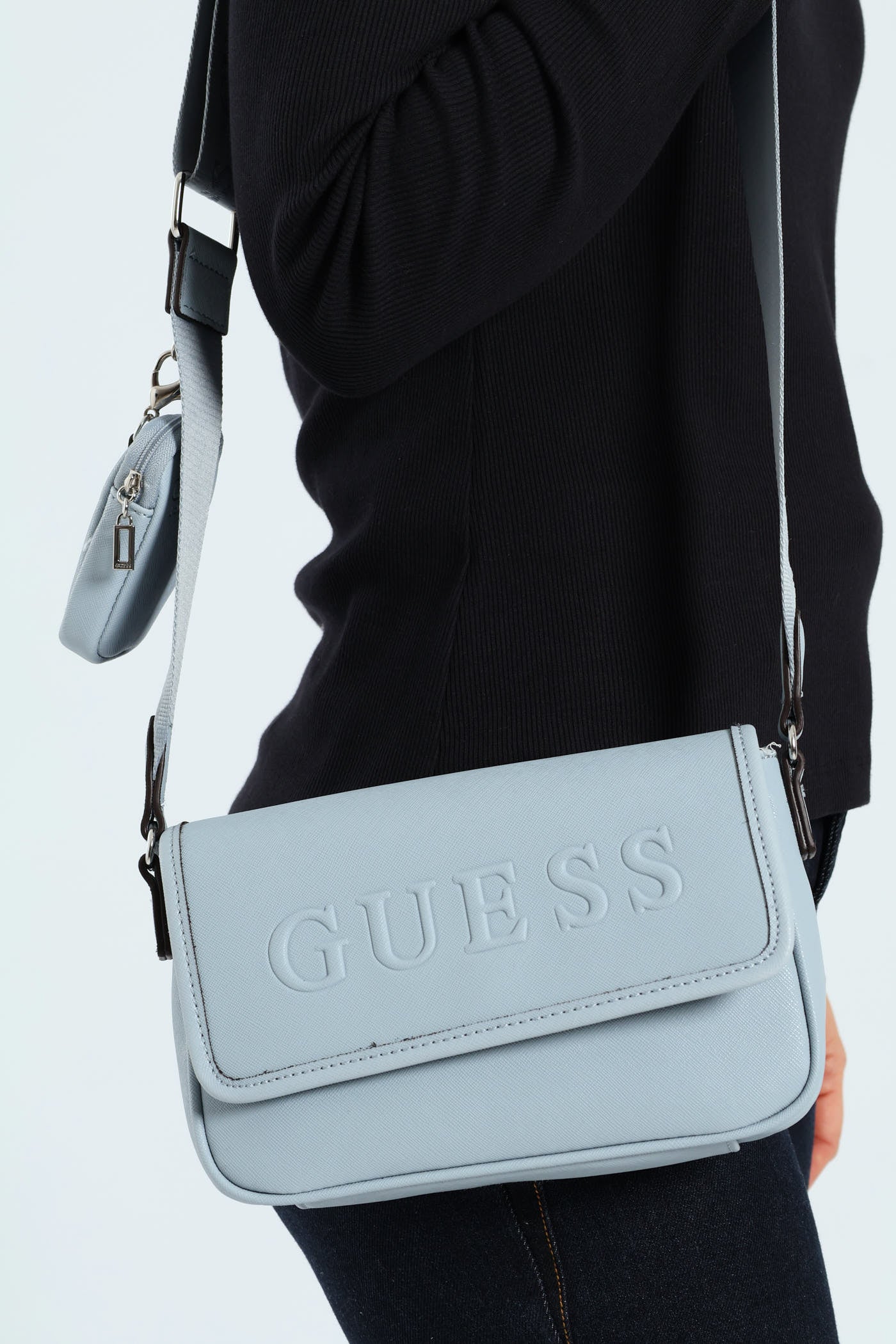 Ladies Haddington Flap Mini Crossbody Bag Denim – Edgars