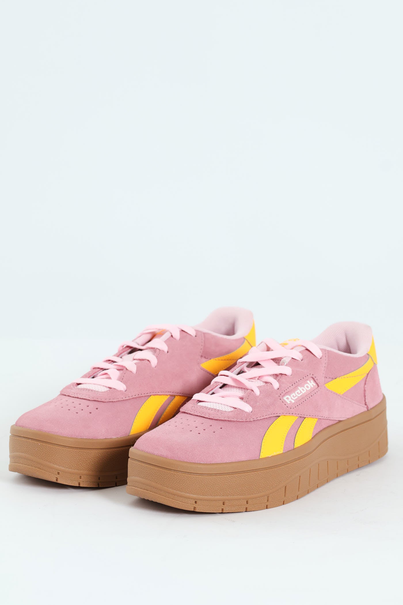 オリバーガル　正規品　Luxury Stacked Shoes Rose Ladies Court Advance Surge Platform Lace Sneaker - Dusty Rose – Edgars