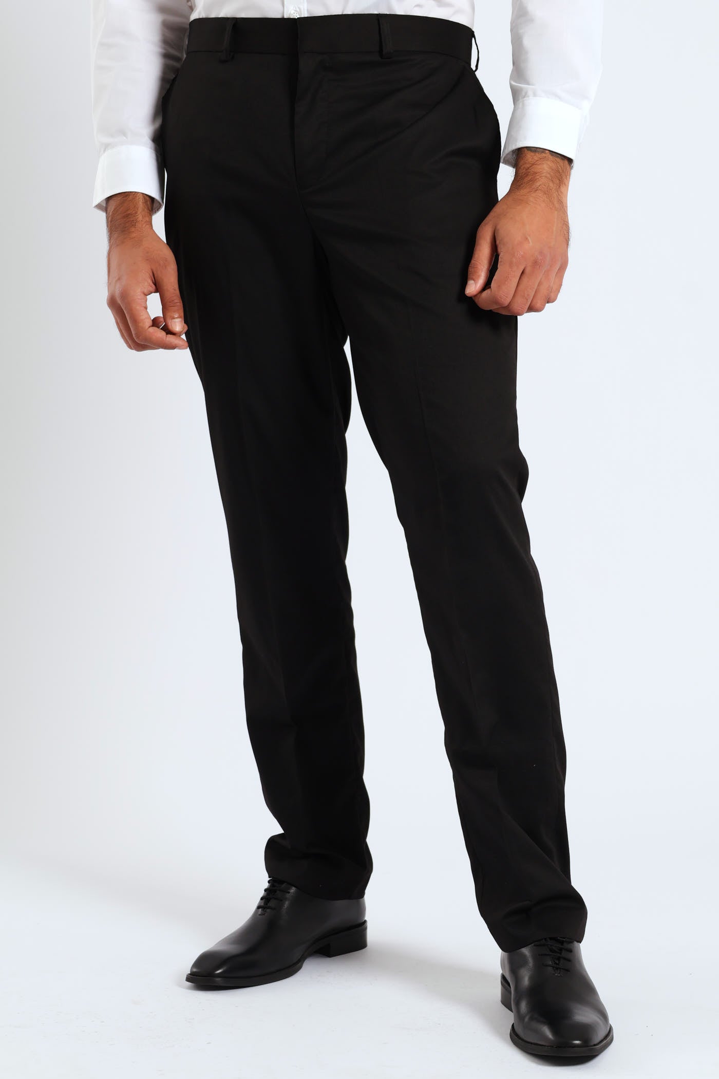 Mens Men's Basic Formal Trouser Black – Edgars