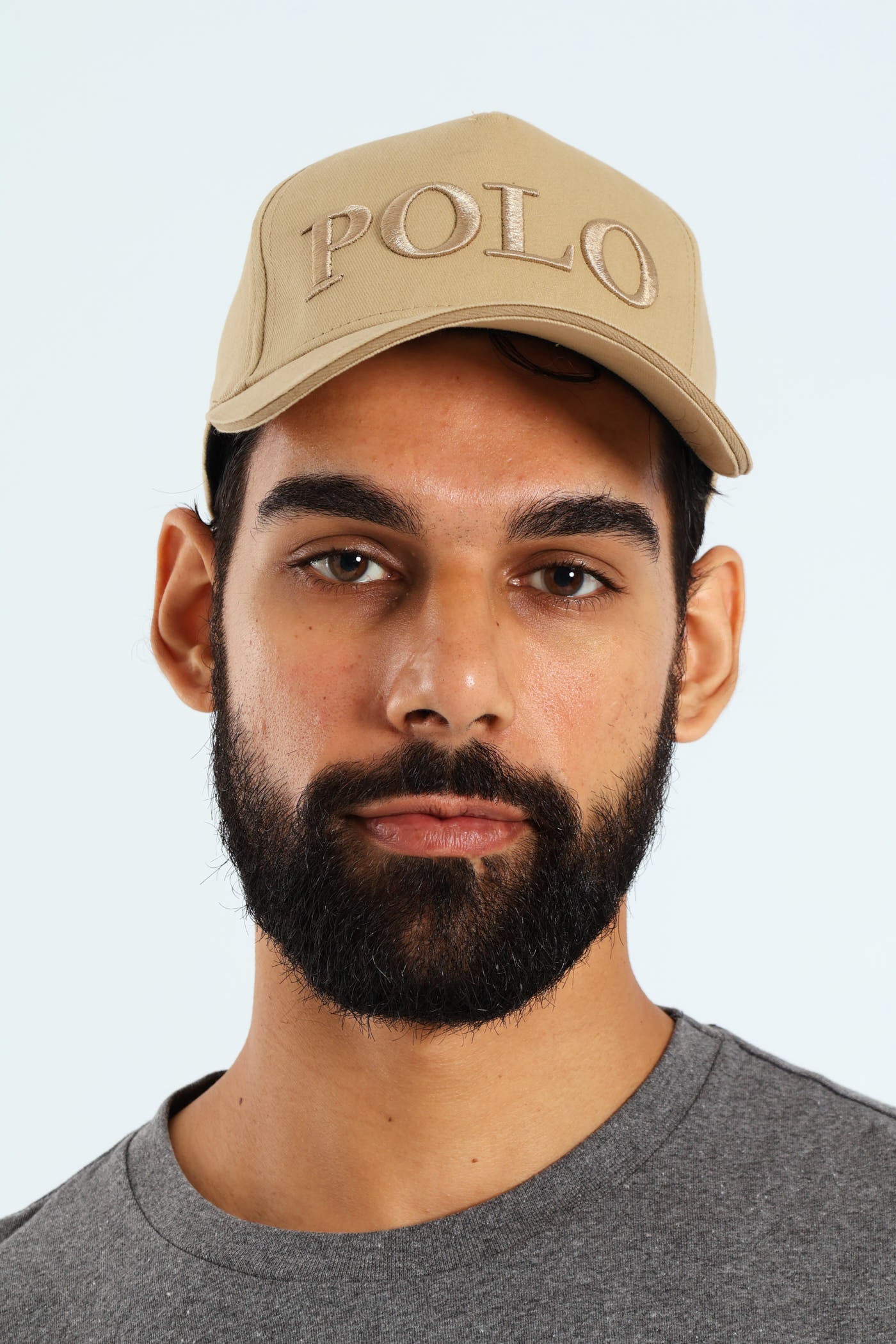 Mens Pony Embroidered Cap - Khaki – Edgars