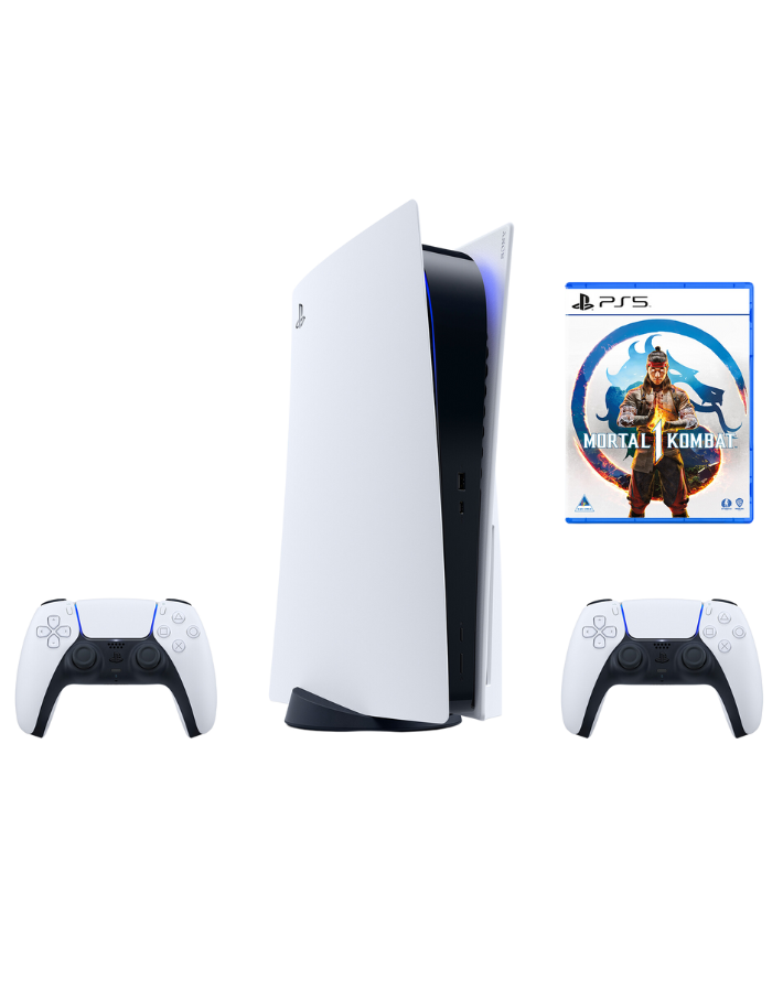 PS5 Standard Edition DualSense Controller White Mortal