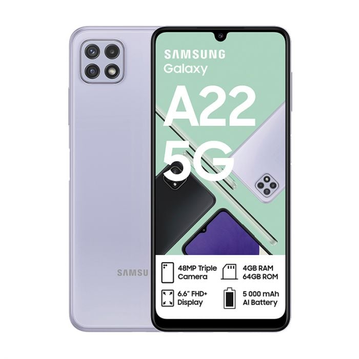 A22 5G 64GB Cellphone - Violet – Edgars