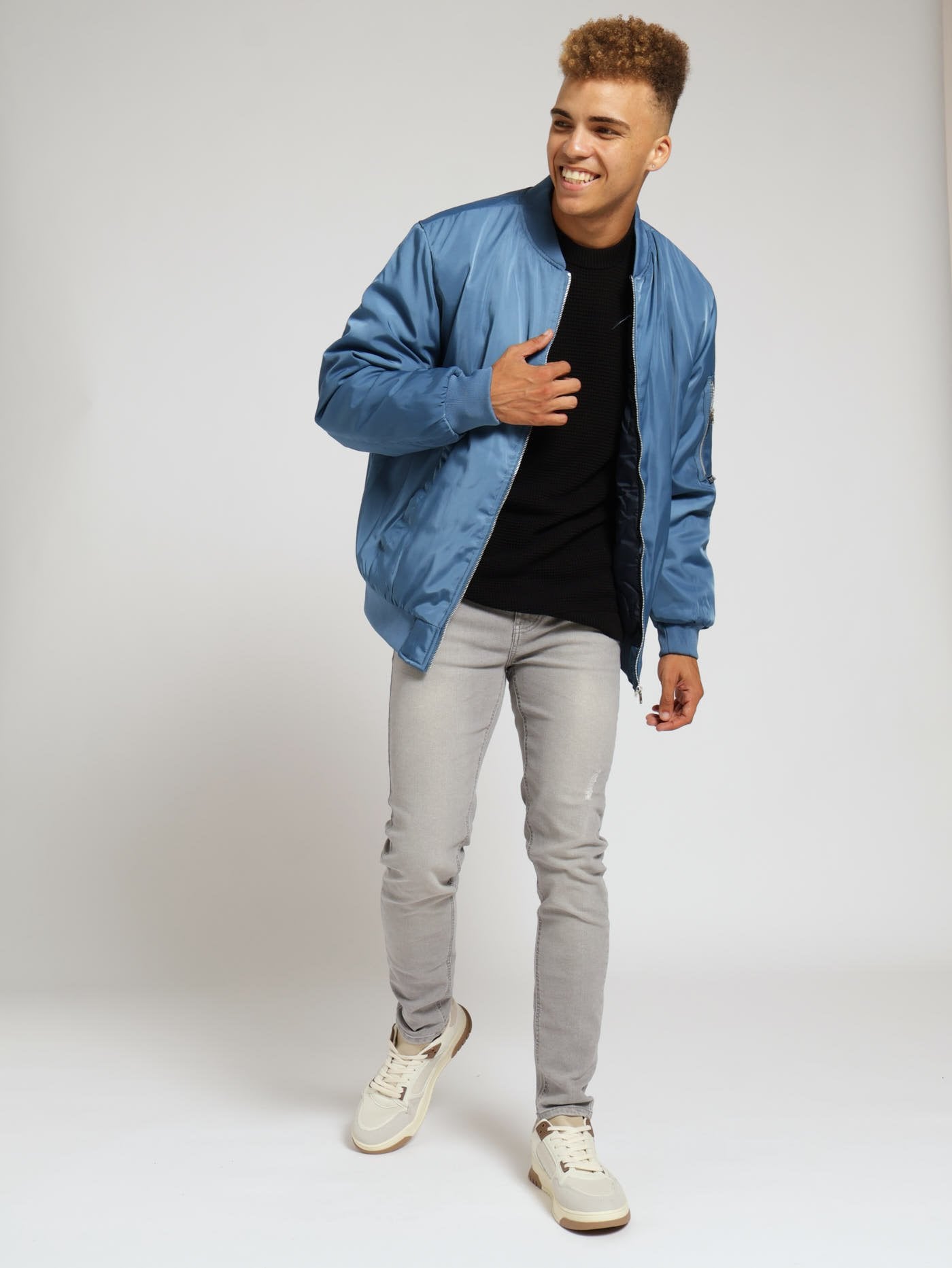 Bomber Jacket Dark Blue Edgars