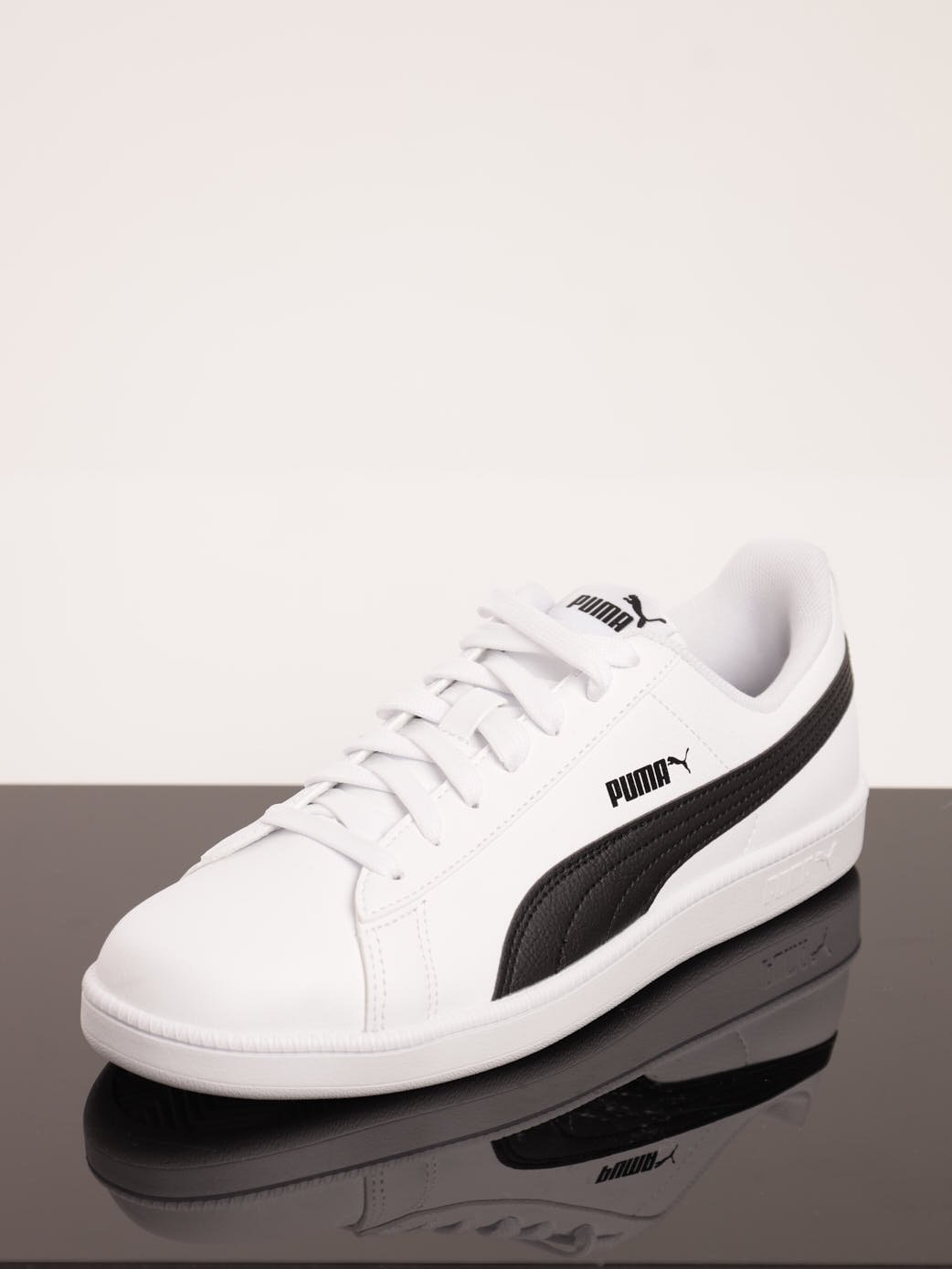 Mens Men's Up Sneaker White/Black – Edgars - Main Image
