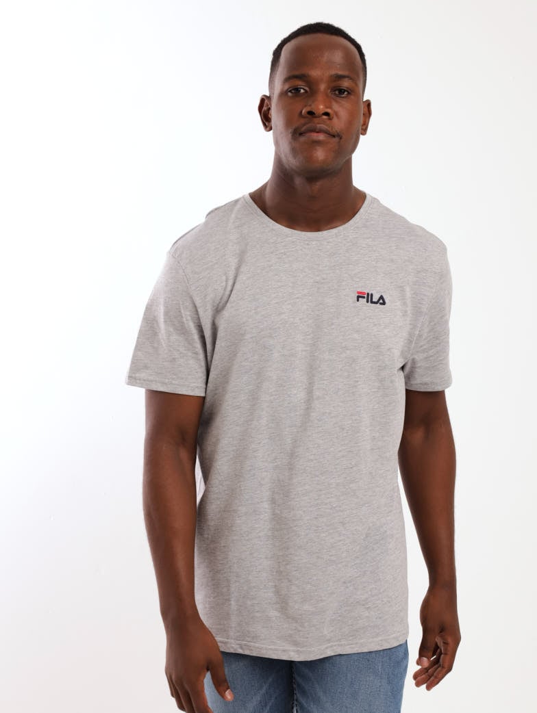 Mens Clothing Fila Shirt Mens Grey Mens Men's Noose Tee Grey Melange