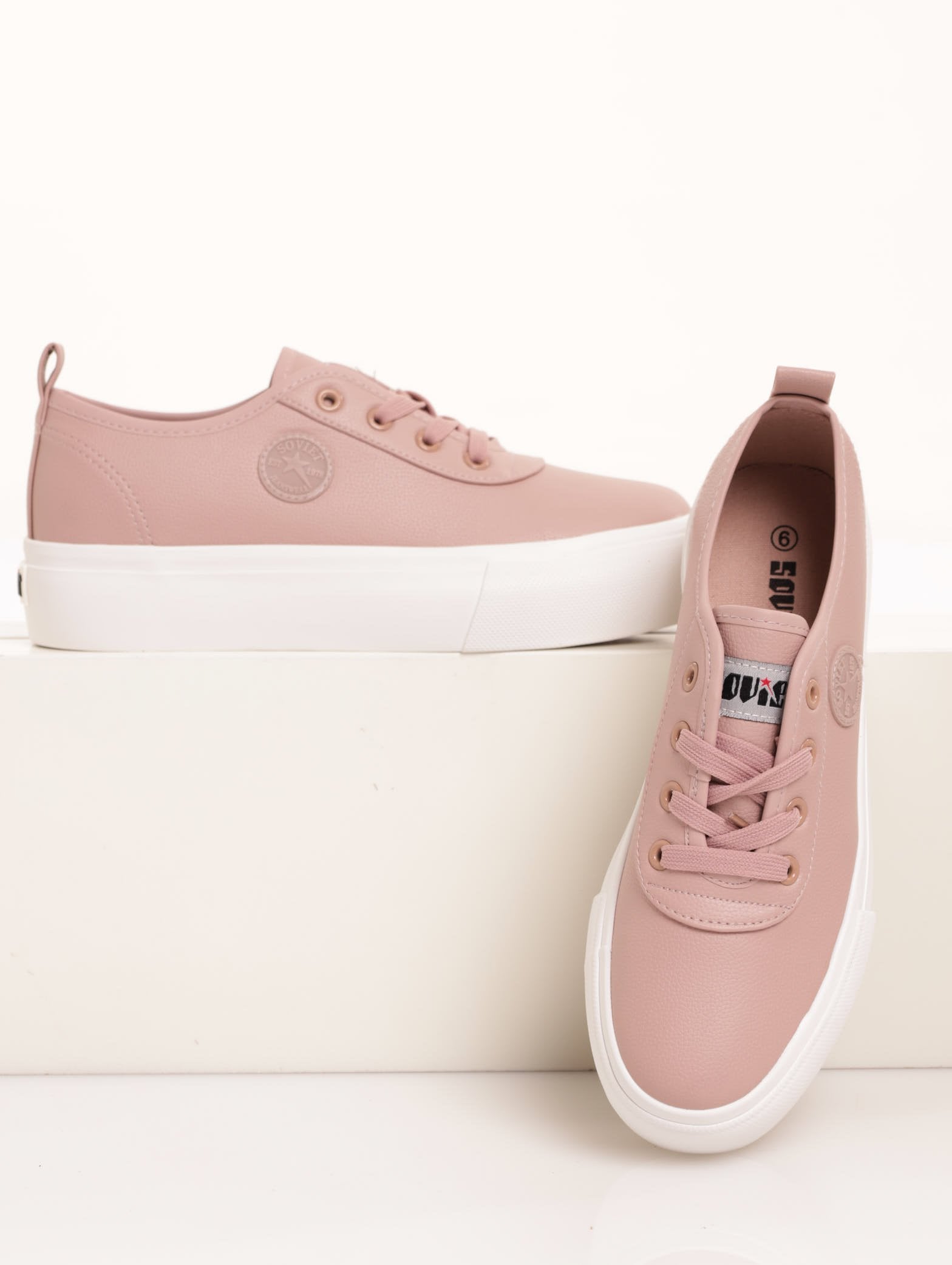 Ladies Ladies Soviet Willow Sneaker Dusty Rose - Main Image
