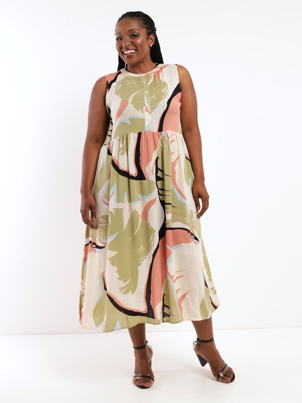 Ladies Ladies Printed Dress - Main Image