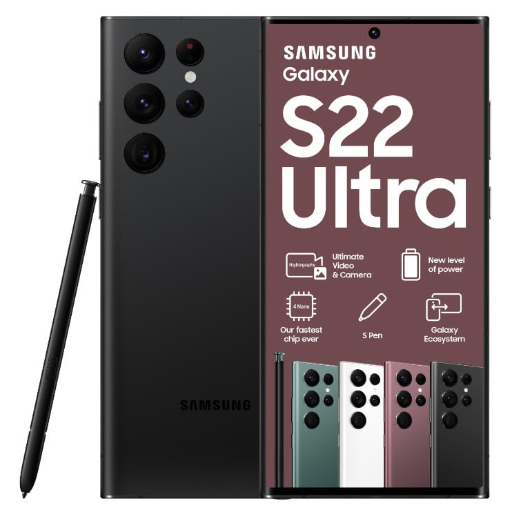 Galaxy S22 Ultra Cellphone - Black – Edgars