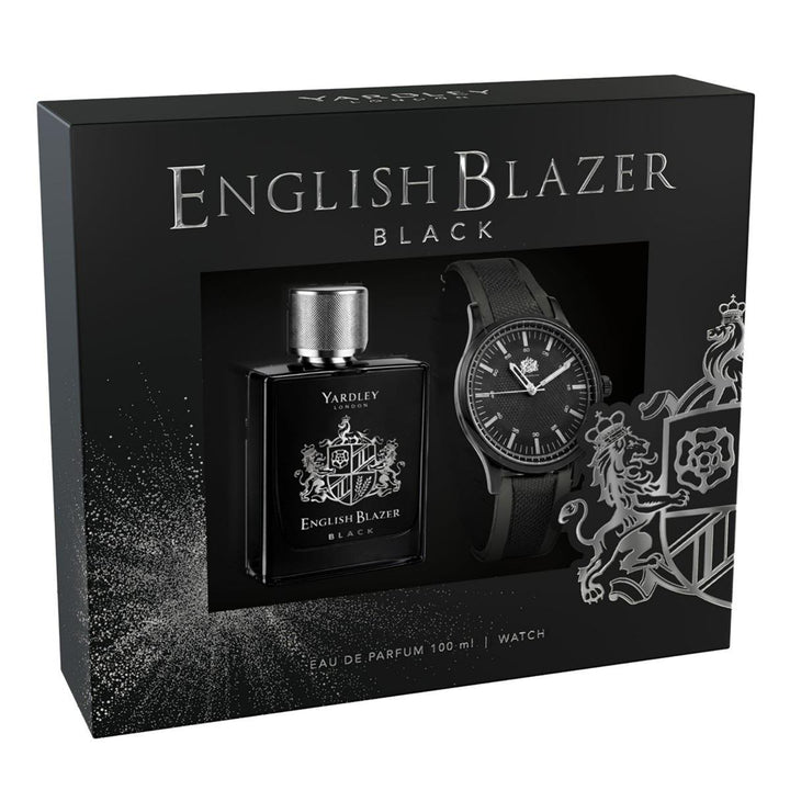 ENGISH BLAZER BLACK EAU DE PARFUM 100ML & WATCH