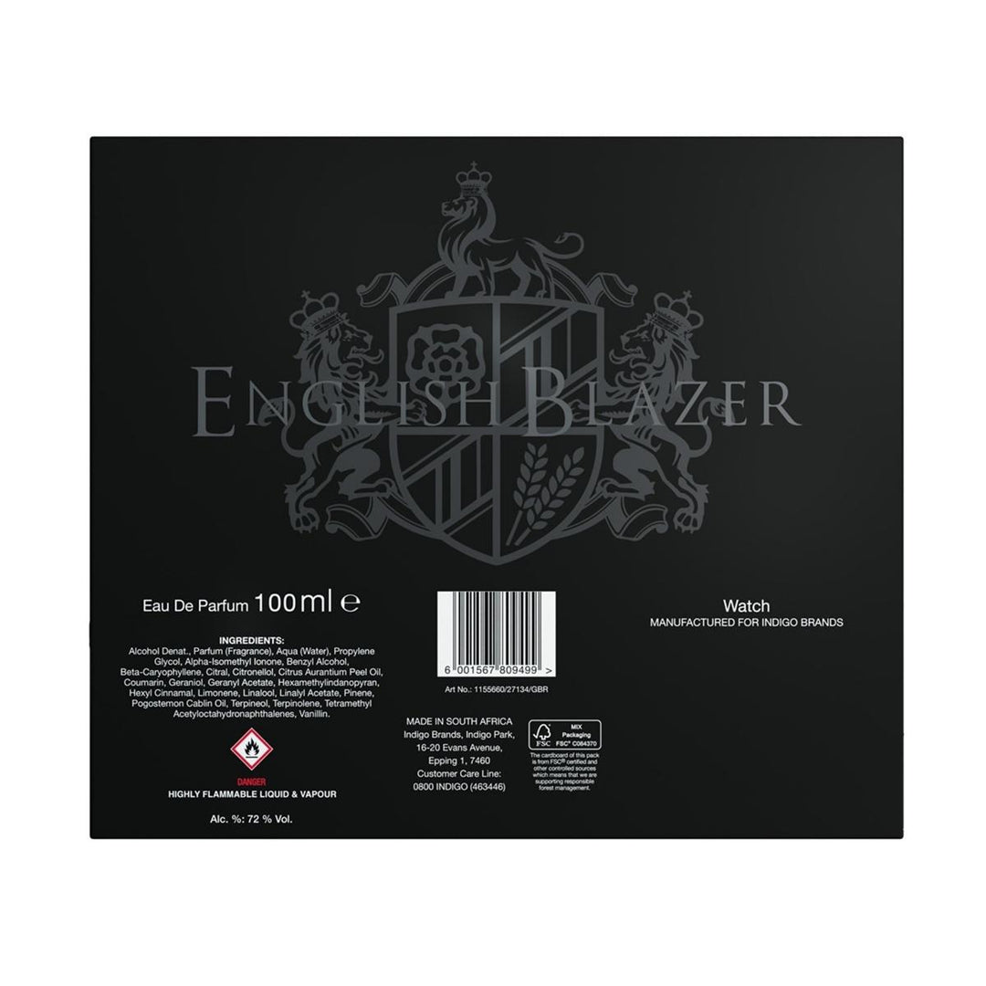 ENGISH BLAZER BLACK EAU DE PARFUM 100ML & WATCH