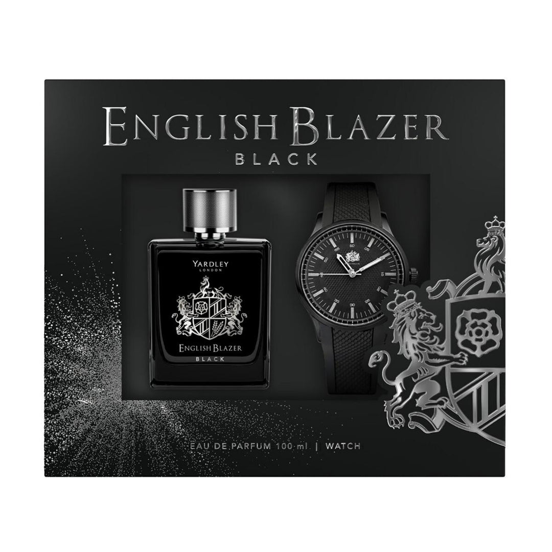ENGISH BLAZER BLACK EAU DE PARFUM 100ML & WATCH
