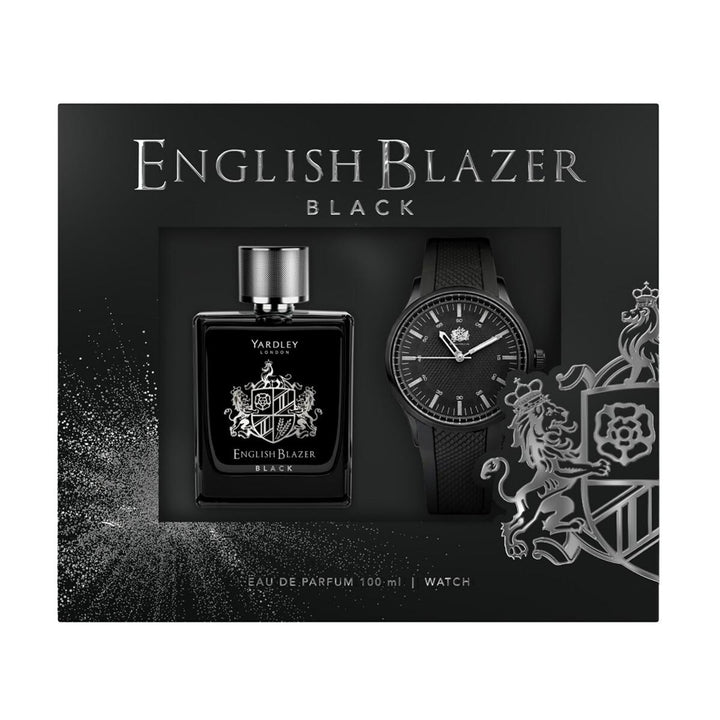 ENGISH BLAZER BLACK EAU DE PARFUM 100ML & WATCH