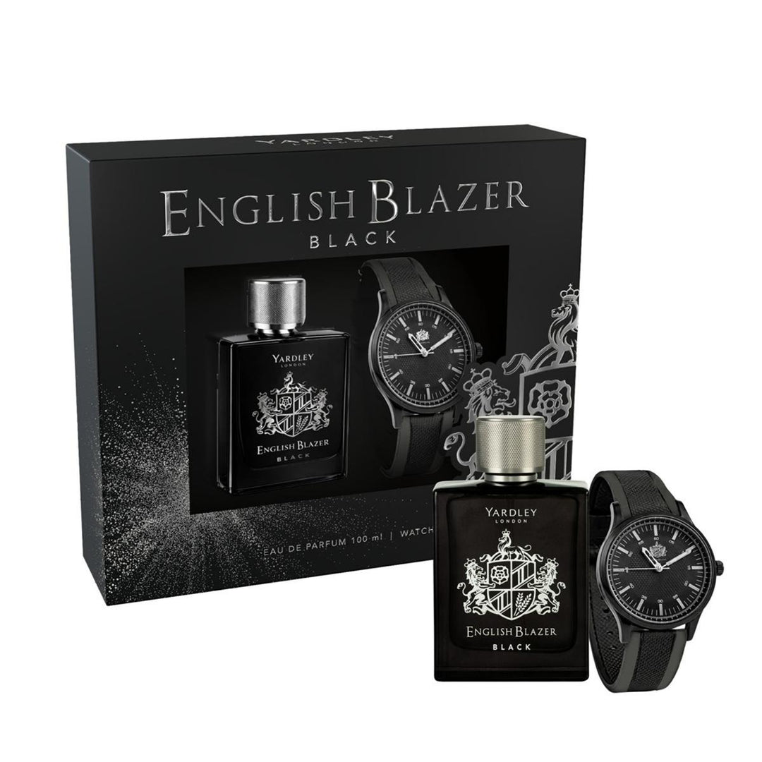 ENGISH BLAZER BLACK EAU DE PARFUM 100ML & WATCH