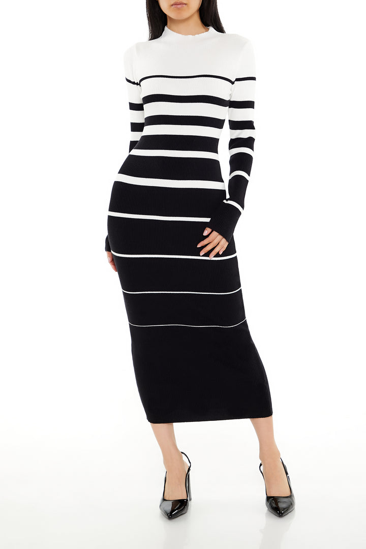 Long Sleeve Midi Bodycon Dress