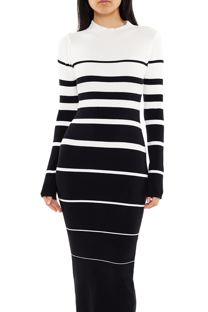 Long Sleeve Midi Bodycon Dress