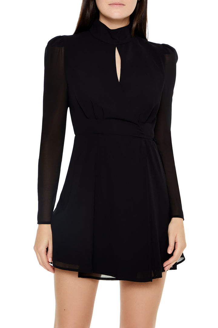 Long Sleeve Dress - Black