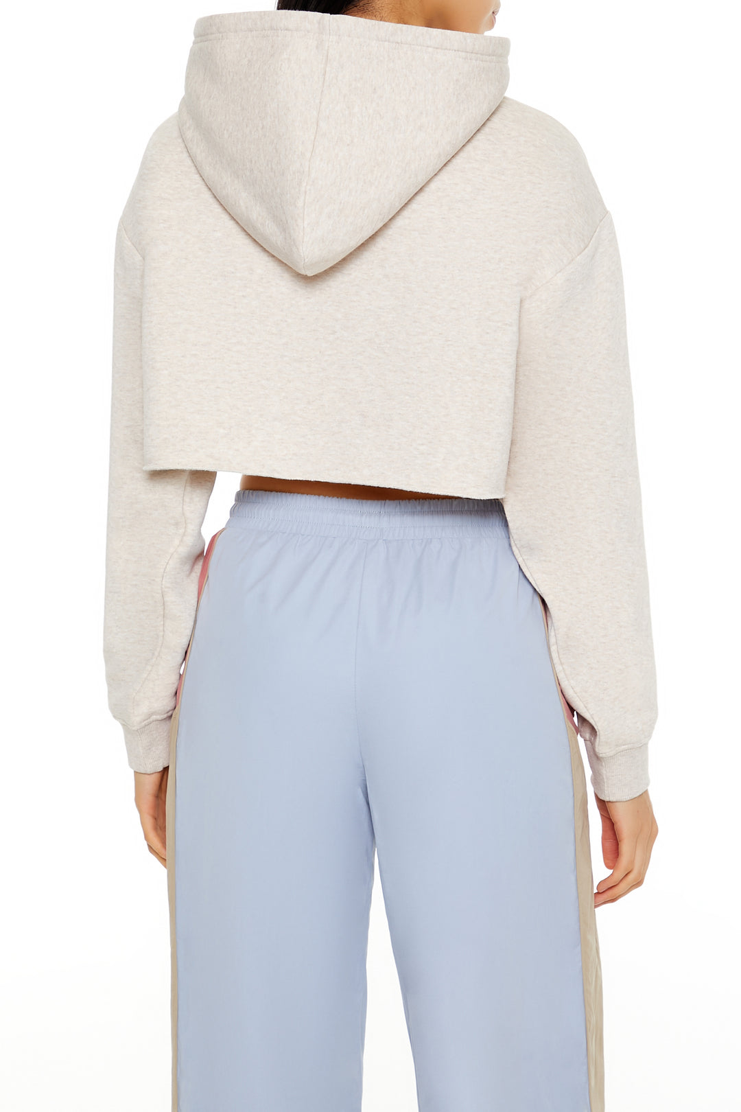 Cropped Athletic Top - Oatmeal