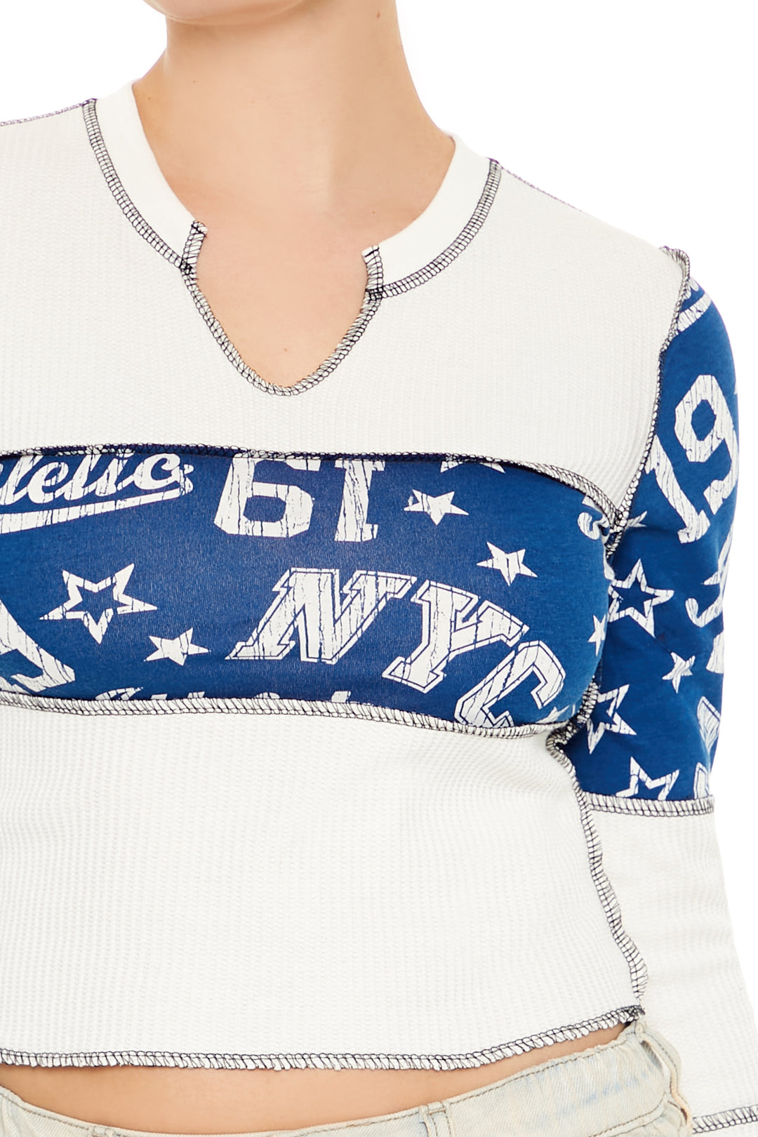 Long Sleeve Logo Shirt - White