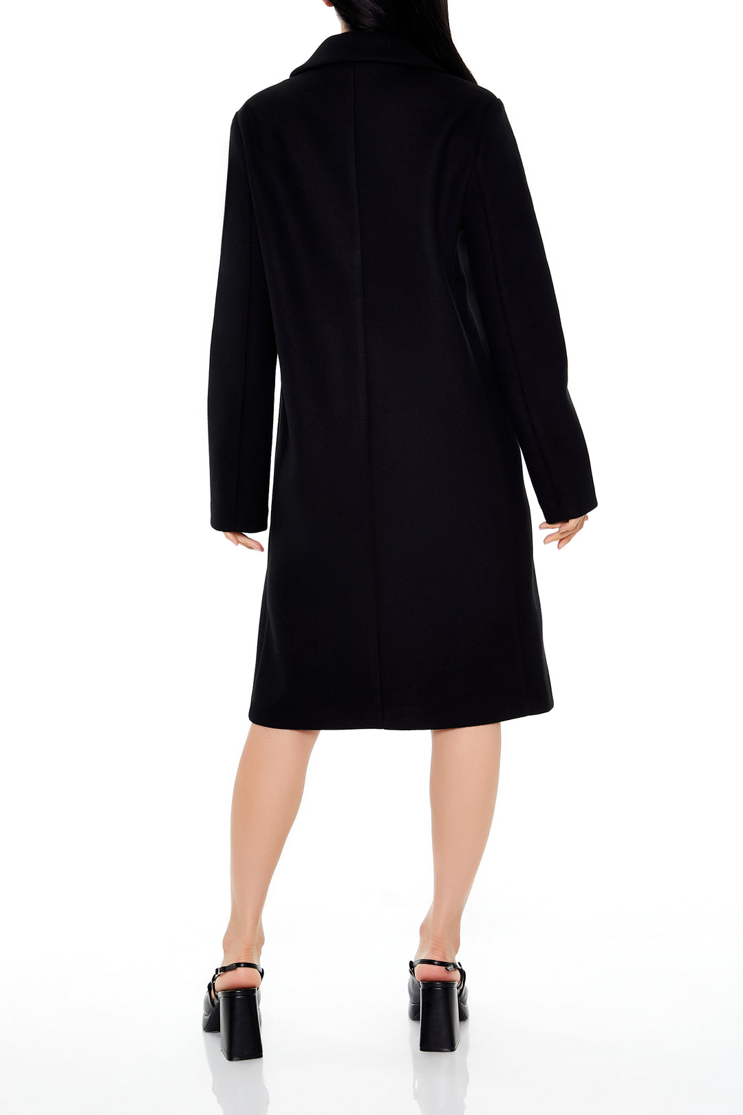 Woven Coat - Black