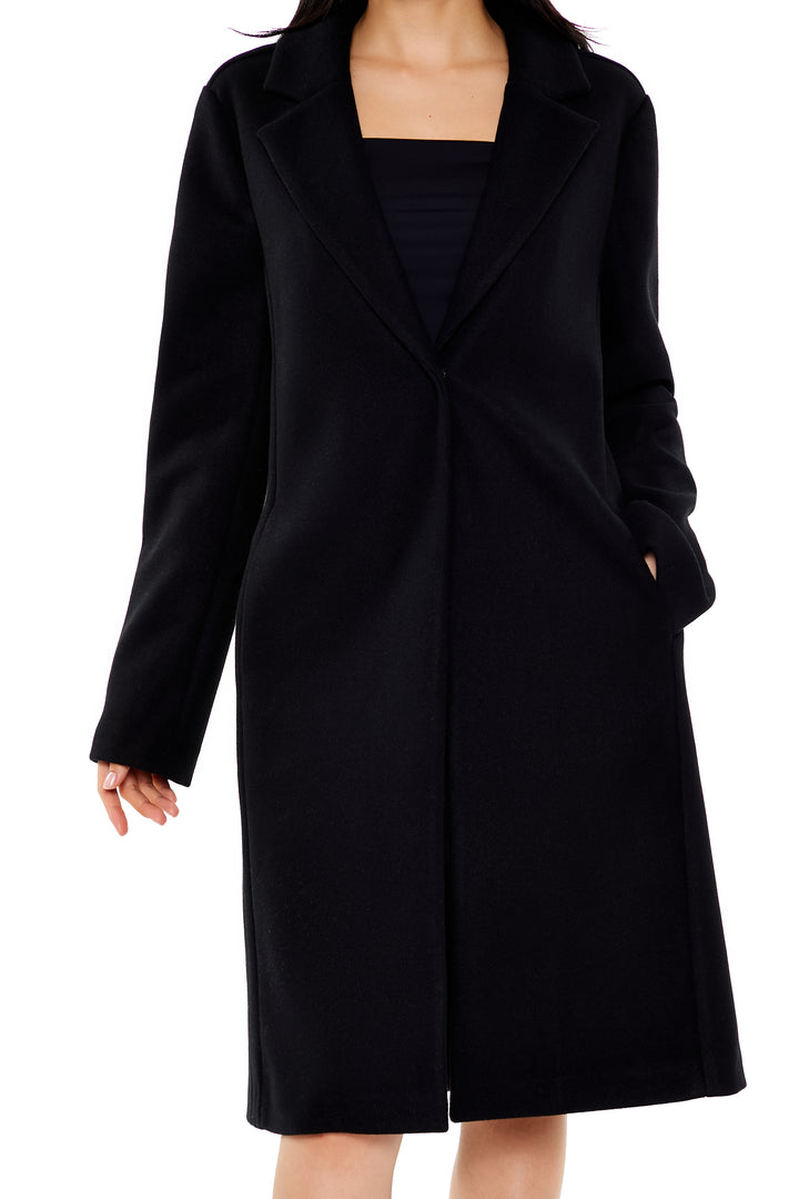 Woven Coat - Black