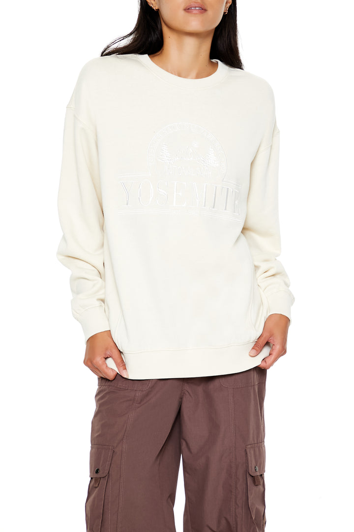 Embroidered Yosemite Pullover - Hazelnut