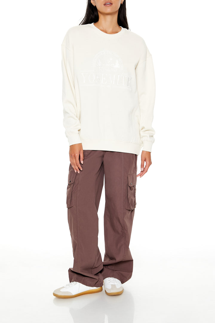 Embroidered Yosemite Pullover - Hazelnut