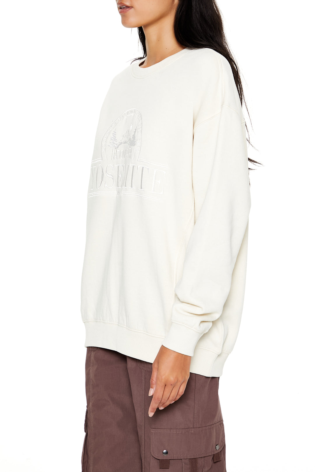 Embroidered Yosemite Pullover - Hazelnut
