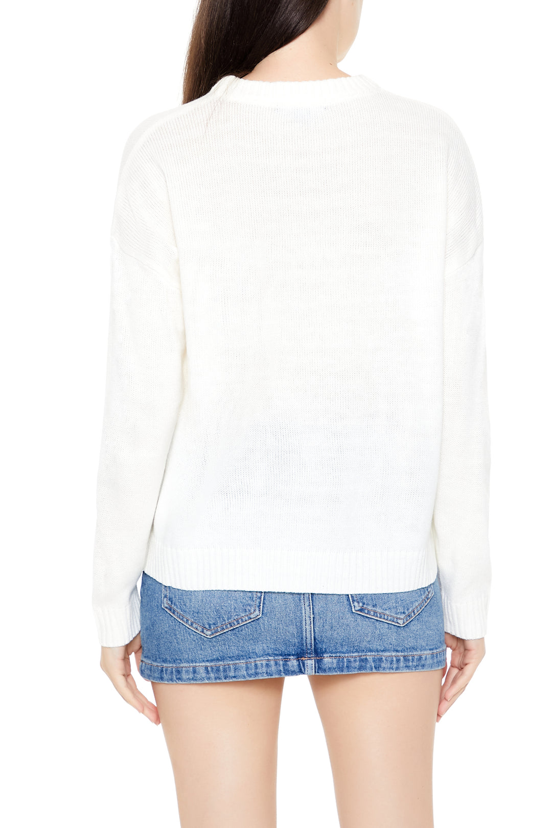 Cowgirl Graphic Sweater - White