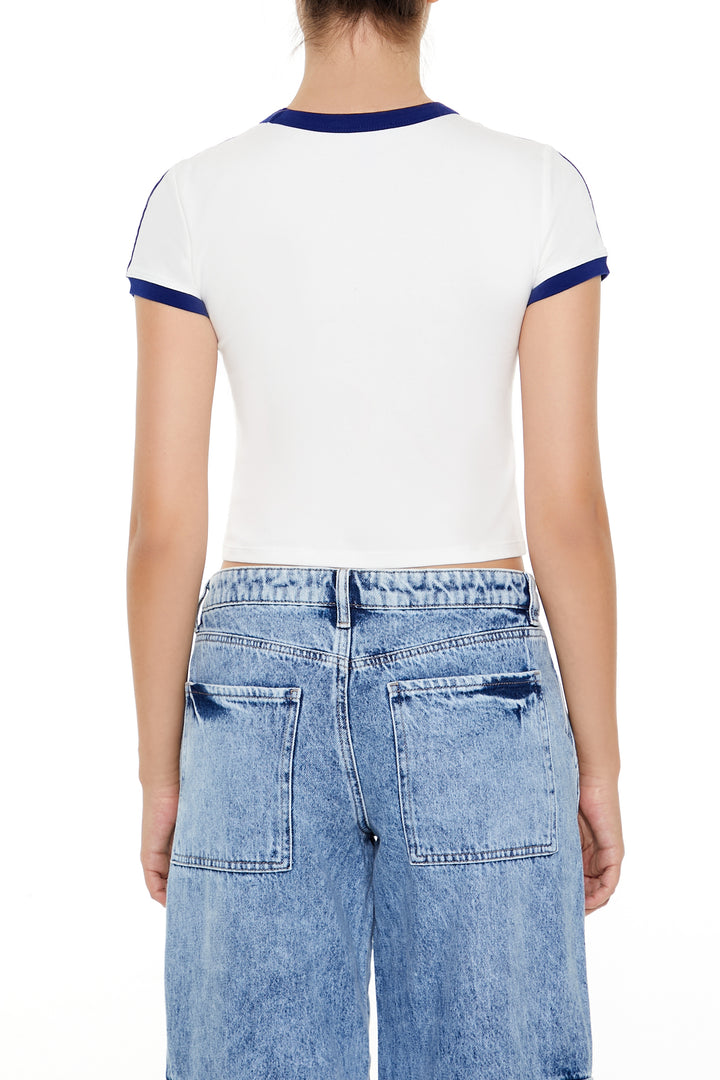 Logo Baby Tee - White