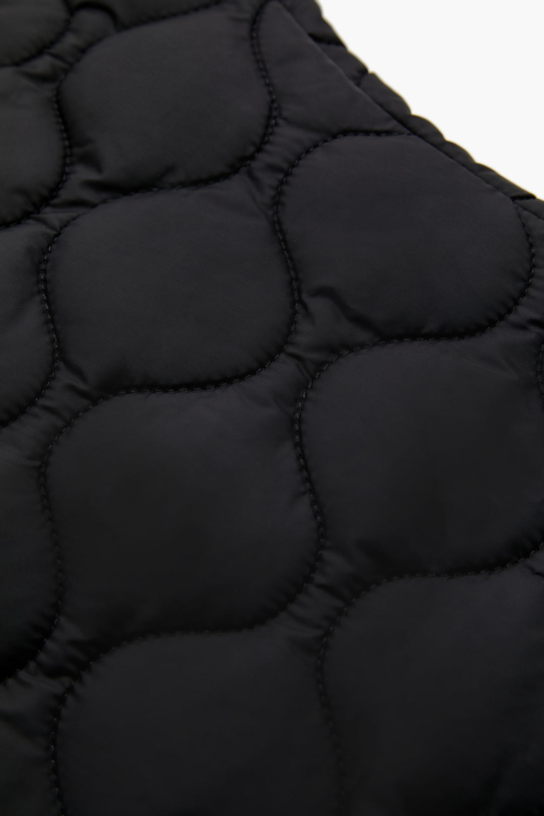 Quilted Tote Bag - Black