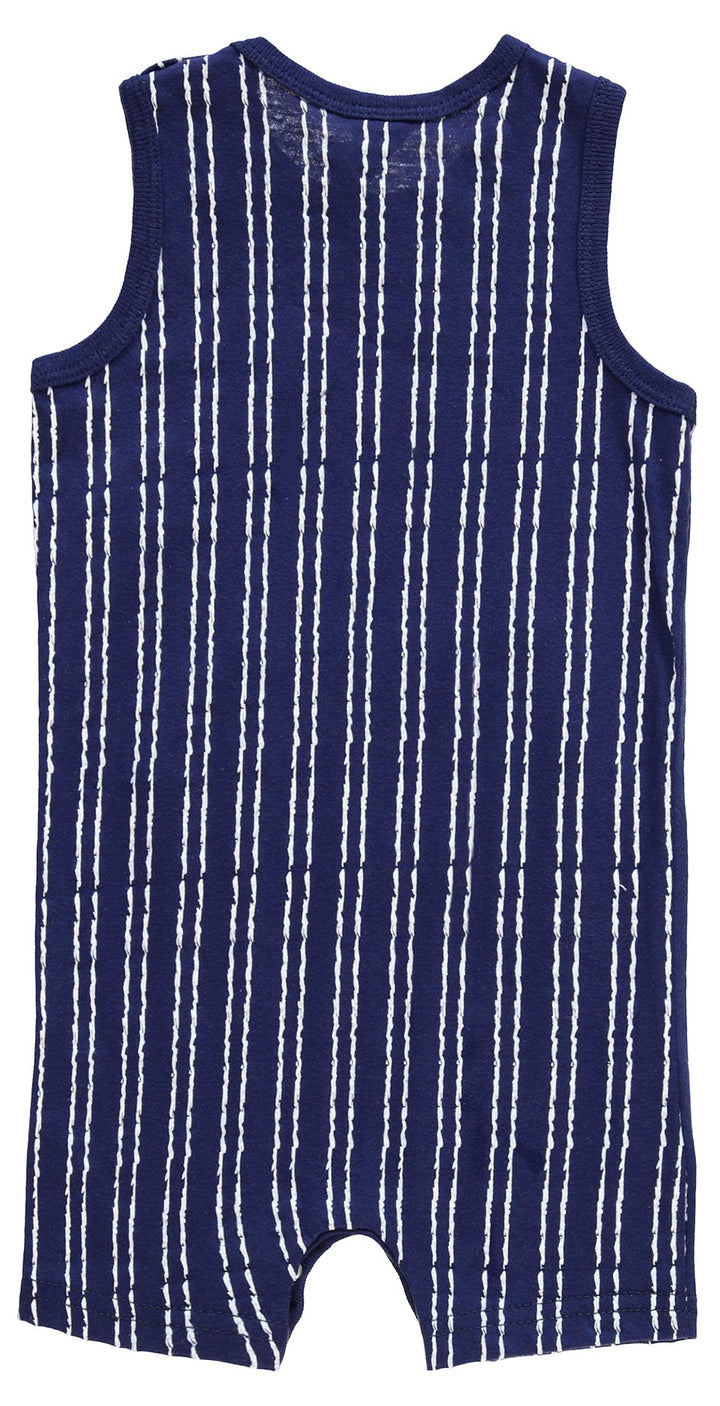 Sleeveless Stripe Romper