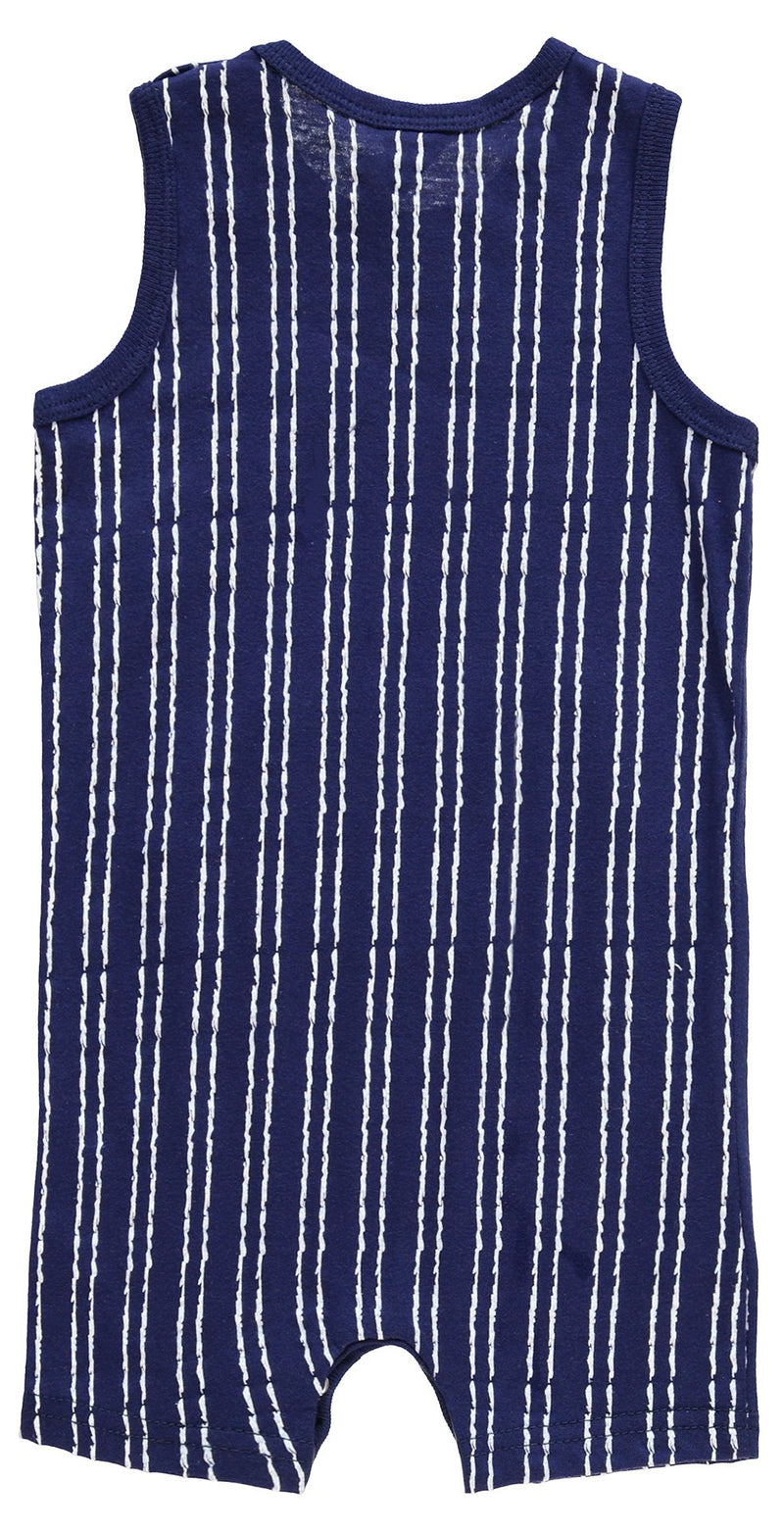 Sleeveless Stripe Romper