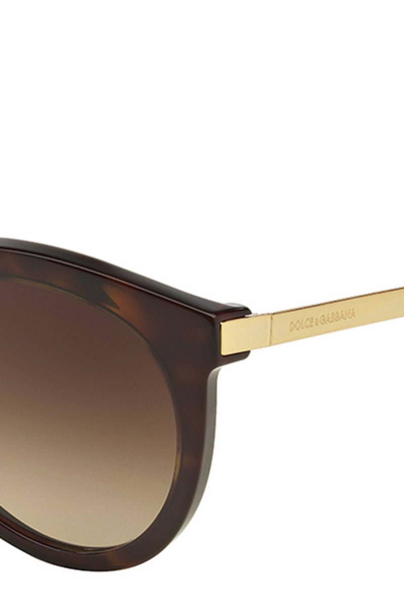 Gradient Lens Sunglasses - Tortoise
