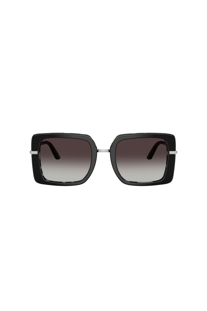 Square Frame Zebra Sunglasses - Black