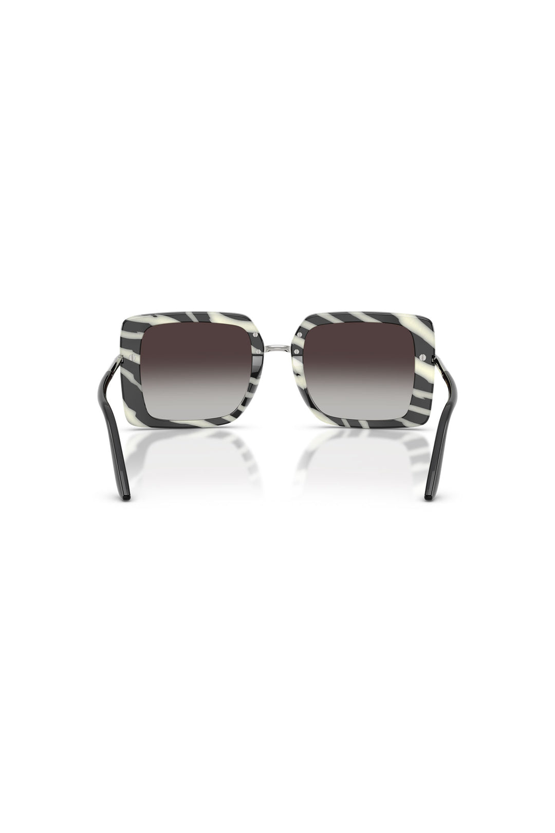 Square Frame Zebra Sunglasses - Black