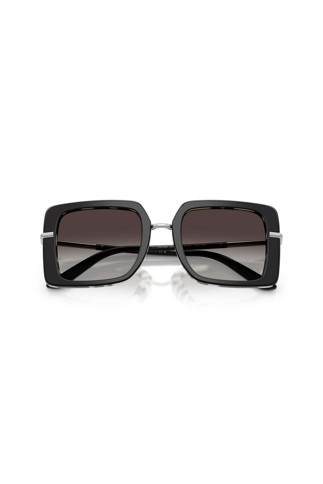 Square Frame Zebra Sunglasses - Black